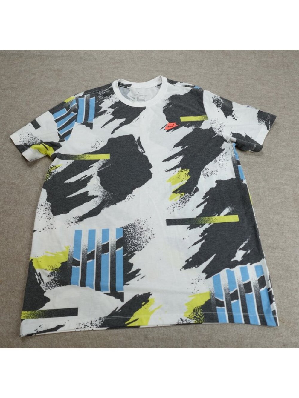 Nike Shirt XL White Blue Challenge Court Agassi